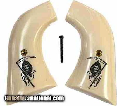 Ruger Super Blackhawk Grips with Grim Reaper