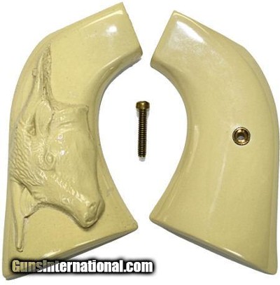 Ruger Super Blackhawk Grips With Steer