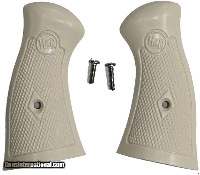 H & R New Model Revolver Ivory-Like Grips, 4