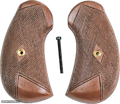 Colt 1878 Frontier DA Revolver Royalwood Grips, Fat Size