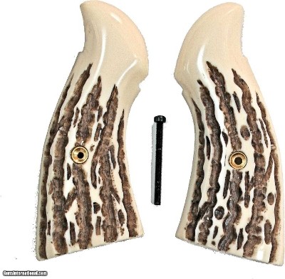 Ruger Security Six Revolver Jigged Bone Grips