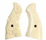 Smith & Wesson K & L Frame Real Ivory Grips, Carved Dragon - 1 of 1