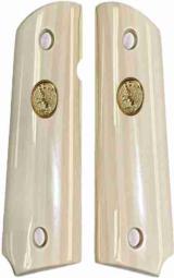 Colt 1911 Officers Model & Colt Defender Real Ivory Grips - 1 of 1