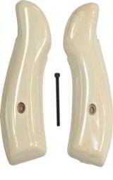 Smith & Wesson K Frame Grips, Real Ivory, Round Butt - 1 of 1