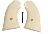 Remington 1858 Pietta Real Ivory Grips, Checkered - 1 of 1