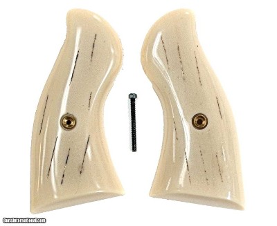 Ruger Redhawk Revolver "Barked" Ivory-Like Grips