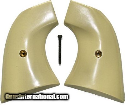 Colt SAA Oversize Ivory-Like Grips, 1st & 2nd Generation