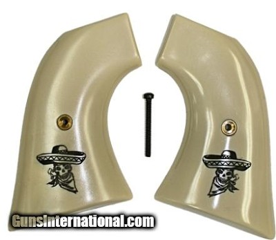 Colt SAA Grips, 1st & 2nd Generation, Skull & Sombrero