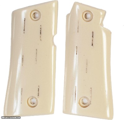 Colt Mustang & Pocketlite Ivory-Like "Barked" Grips