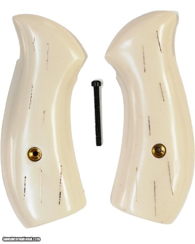 Smith & Wesson K & L Frame "Barked" Grips, Round Butt