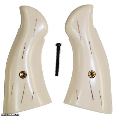 Smith & Wesson K & L Frame "Barked" Grips, Square Butt