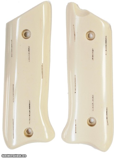 Ruger Mark II .22 Auto Ivory-Like "Barked" Grips