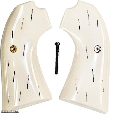 Ruger Bisley Ivory-Like "Barked" Grips