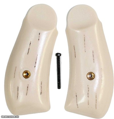 Smith & Wesson Russian Ivory-Like "Barked" Grips