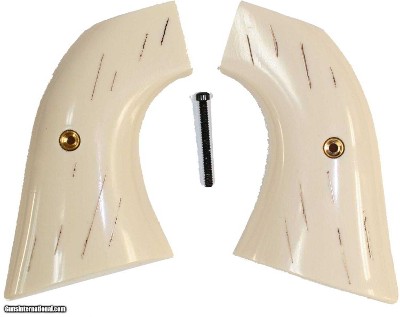 Beretta Stampede SA Ivory-Like "Barked" Grips