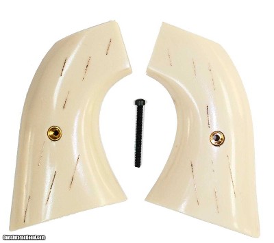 U.S. Firearms SA Ivory-Like "Barked" Grips