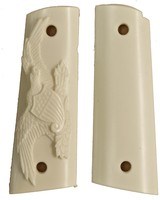 Colt 1911 Ivory-Like Grips, American Eagle With Shield