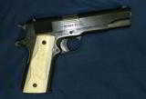 Colt 1911 Ivory-Like Grips, With Long Horn - 2 of 2