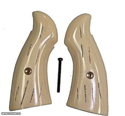 Ruger Security Six Revolver "Barked" Ivory-Like™ Grips
