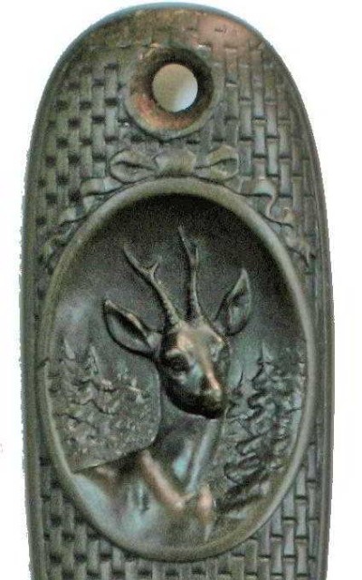 William Moore Double Barrel Hammer Shotgun Buttplate