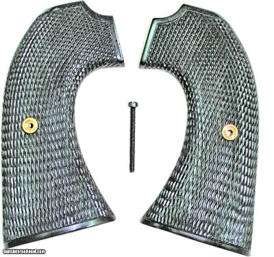 Colt Bisley SA Revolver Grips, Early Style, Full Checkered