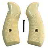 Smith & Wesson K & L Frame Grips, Real Ivory, Round Butt - 1 of 1