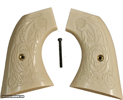 Taurus Gaucho S.A. Ivory-Like Grips With Rose