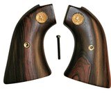 Colt Scout & Frontier Rosewood Grips, Smooth & Medallions - 1 of 1