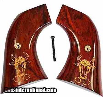 Ruger Vaquero XR3-Red Rosewood Grips With El Toro