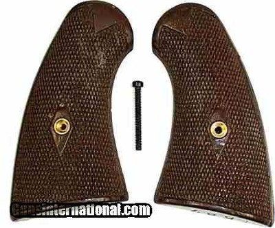 Colt Army Special Royalwood Grips, Checkered