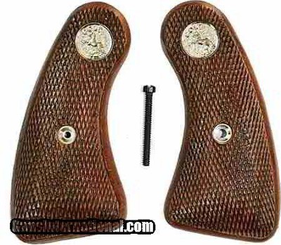 Colt Diamondback Royalwood Grips With Medallions