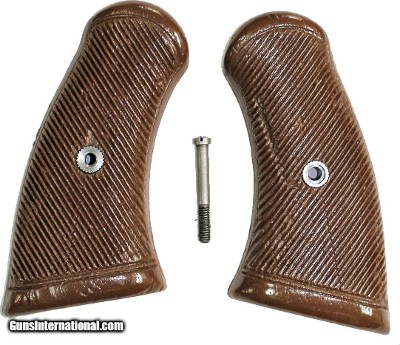 Enfield Pistol, No 2 MK 1, Commando Royalwood Grips