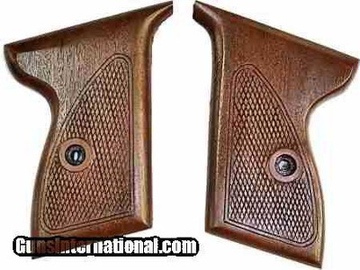 Mauser HSC Royalwood Grips, Checkered