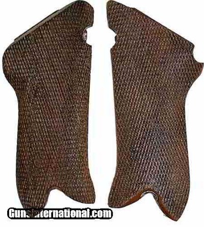 Luger P08 Royalwood Grips, Checkered