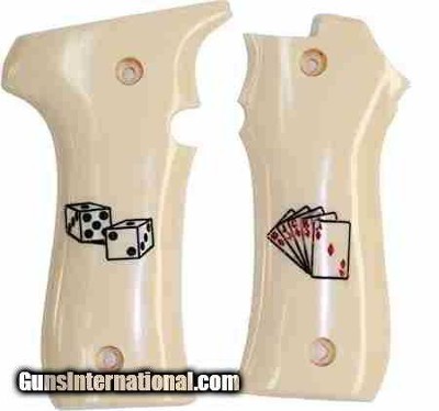 Llama III & IIIA, .380 & 9mm Grips With Snake Eyes