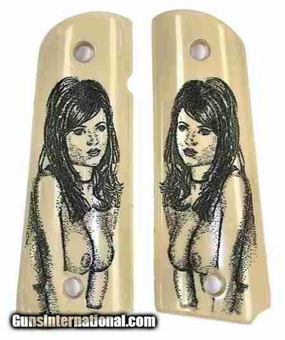 Colt 1911 Grips With Naked Lady, Ambi Safety