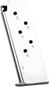 Colt 1911 Officers Model Magazines, 7 Round High Capacity, Blue - 1 of 1