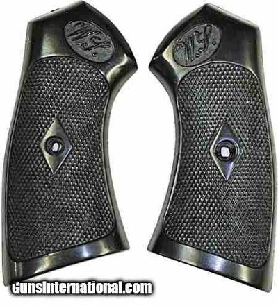Webley Scott WS Army & Target Pre-War Grips With Screw