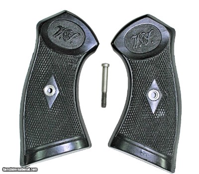 Webley Scott MK IV .32 & .38 Large Frame, Early Signature WS Grips With Screw