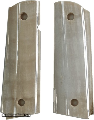 Colt 1911 Real Fossilized Alaskan Walrus Ivory Grips