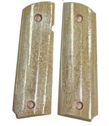 Colt 1911 Real Fossilized Alaskan Walrus Ivory Grips- 1 of 1