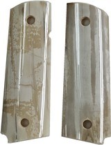 Colt 1911 Real Fossilized Alaskan Walrus Ivory Grips - 1 of 1