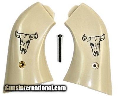 Remington 1875 & 1890 Uberti Grips, Bison Skull
