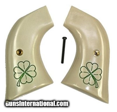 Ruger Vaquero XR3-Red Grips, Clover Leaf