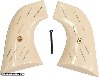 1851 Reb .36 Black Powder Revolver Barked Grips