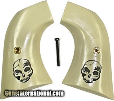 Ruger Vaquero XR3-Red Grips, Human Skull