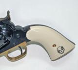 Remington 1858 Pietta Ivory-Like Grips, Human Skull - 2 of 2