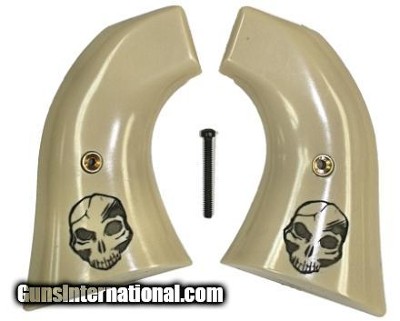 High-Standard Double Nine Grips, Human Skull