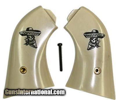Remington 1875 - 1890 Uberti Grips, Skull & Sombrero