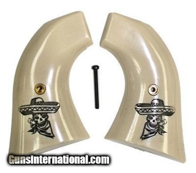 High-Standard Double Nine Grips, Skull & Sombrero